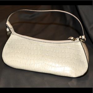 Faux Leather Clutch with Short Strap